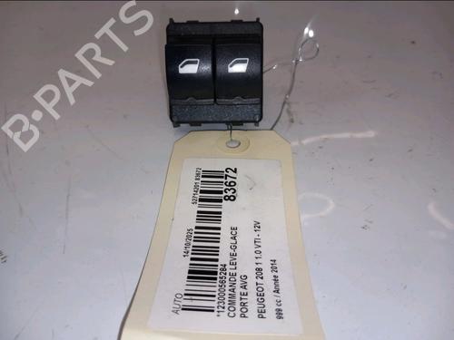 Used Left front window switch PEUGEOT 208 I (CA_, CC_) 1.0 VTi (68 hp) 30429695