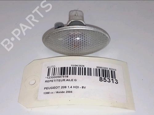 Used Left side indicator Left side indicator PEUGEOT 206 Hatchback (2A/C) 1.4 HDi eco 70 (68 hp) 34206796 34206796