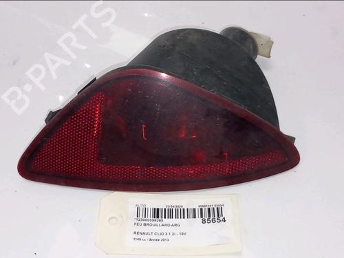 Tågelys Tågelys RENAULT CLIO III (BR0/1, CR0/1) 1.2 16V (BR02, BR0J, BR11, CR02, CR0J, CR11) (75 hp) 34389492 34389492