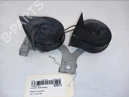 Clacson RENAULT LAGUNA II (BG0/1_) 2.2 dCi (BG0F) (150 hp) 31304566