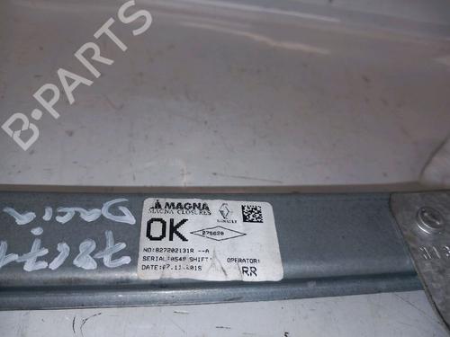 Rear right window mechanism DACIA SANDERO II 1.0 SCe 75 (B8JC, B8JD, B8NC) | BP30420692C25