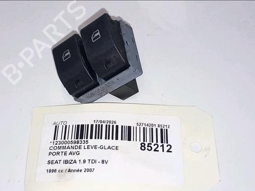 Used Left front window switch Left front window switch SEAT IBIZA III (6L1) 1.9 TDI (100 hp) 34338073 34338073