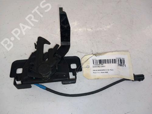 Used Hood lock DACIA SANDERO II 1.0 SCe 75 (B8JC, B8JD, B8NC) (73 hp) 30420689