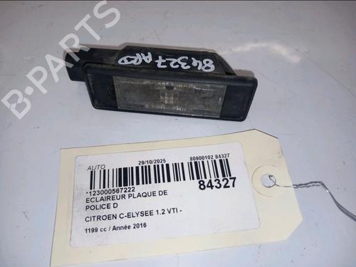 Nummerpladelys CITROËN C-ELYSEE (DD_) 1.2 VTi 82 (82 hp) 30431309