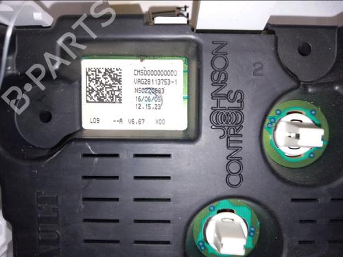 Instrument cluster RENAULT MODUS / GRAND MODUS (F/JP0_) 1.2 (JP0C, JP0K, FP0C, FP0K, FP0P, JP0P, JP0T) | BP31326734C47