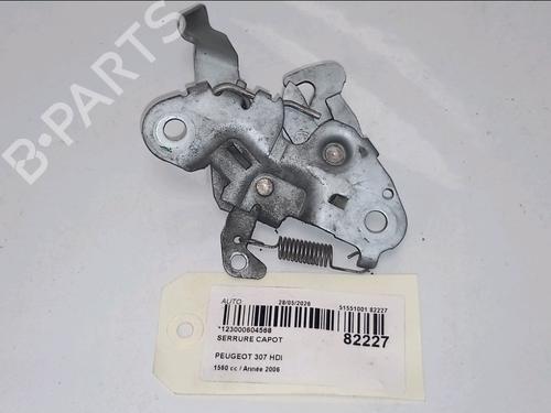 Used Hood lock Hood lock PEUGEOT 307 (3A/C) 1.6 HDi (90 hp) 36450230 36450230