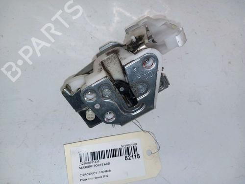 Højre bagtil lås CITROËN C1 (PM_, PN_) 1.0 (68 hp) 30413288