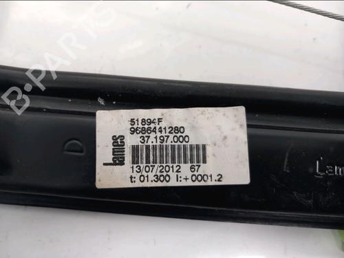 Rear right window mechanism PEUGEOT 508 SW I (8E_) 2.0 HDi | BP30632962C25