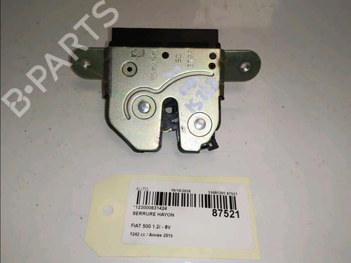 Used Tailgate lock Tailgate lock FIAT 500 (312_) 1.2 (312AXA1A) (69 hp) 40278341 40278341