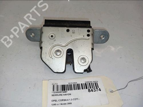 Used Tailgate lock OPEL CORSA D (S07) 1.3 CDTI (L08, L68) (75 hp) 30654461