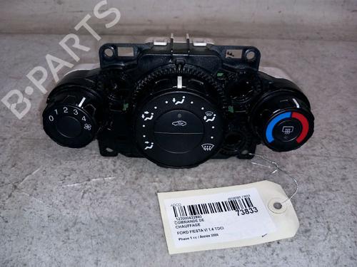 Airco bedieningspaneel FORD FIESTA VI (CB1, CCN) 1.4 TDCi (68 hp) 30419264