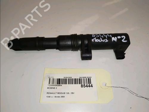 Used Ignition coil Ignition coil RENAULT MODUS / GRAND MODUS (F/JP0_) 1.6 (JP03, JP0B, JP0U, JP0Y, JP1G) (112 hp) 34112578 34112578
