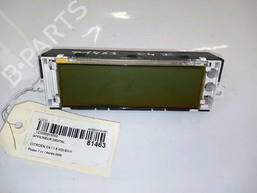 Multifunctionele display CITROËN C4 I (LC_) 1.6 HDi (90 hp) 30422000