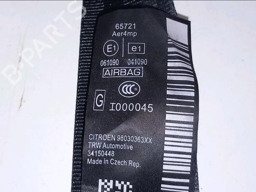Front left seatbelt CITROËN C3 II (SC_) 1.2 VTi 82 | BP39972502I26 - Image 7