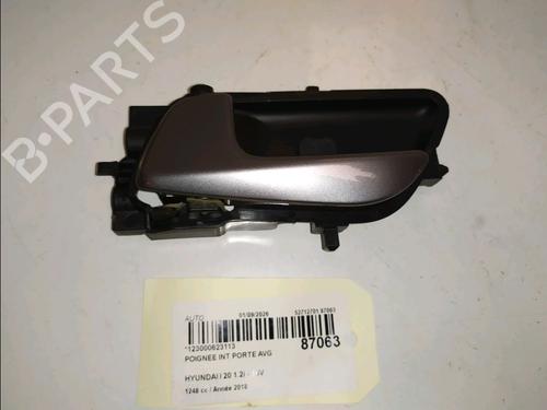 Used Front left interior door handle Front left interior door handle HYUNDAI i20 II (GB, IB) 1.2 (84 hp) 39524435 39524435