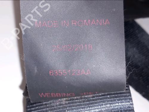 Front left seatbelt CITROËN C3 III (SX) 1.2 VTi 68 | BP40278224I26  - Image 6