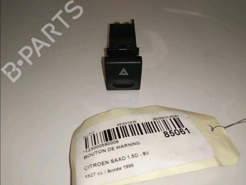 Used Warning switch Warning switch CITROËN SAXO (S0, S1) 1.5 D (57 hp) 33190854 33190854