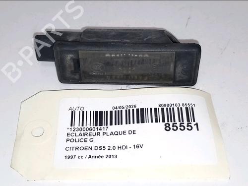 Used Licence plate light Licence plate light CITROËN DS5 2.0 HDi 165 (163 hp) 34713387 34713387