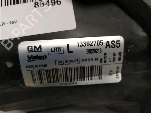 Left headlight OPEL CORSA D (S07) 1.2 (L08, L68) | BP38497180C28 - Image 4