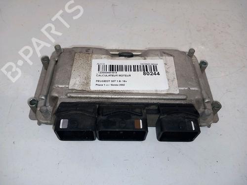 Used Engine control unit (ECU) PEUGEOT 307 (3A/C) 1.6 16V (109 hp) 30414990