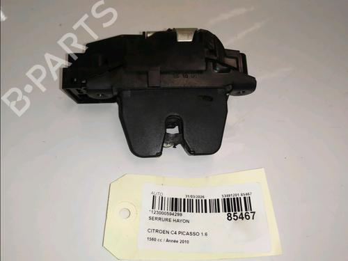Used Tailgate lock Tailgate lock CITROËN C4 Picasso I MPV (UD_) 1.6 HDi (109 hp) 34147842 34147842