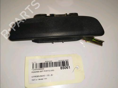 Used Rear left exterior door handle Rear left exterior door handle CITROËN SAXO (S0, S1) 1.5 D (57 hp) 33159988 33159988