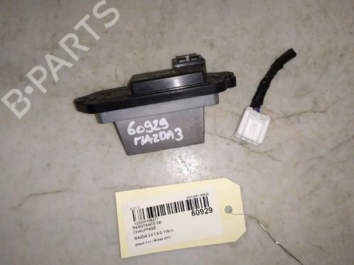 Used Heater resistor MAZDA 3 (BL) 1.6 MZR CD (BL14) (116 hp) 30432583