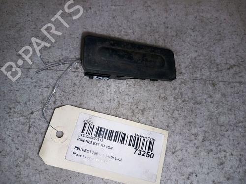 Used Tailgate handle PEUGEOT 208 I (CA_, CC_) 1.6 HDi (92 hp) 30414022