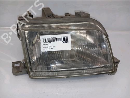 Used Right headlight RENAULT CLIO I (B/C57_, 5/357_) 1.2 (B/C/S57A, B/C57S, 5/357F, 5/357J, 5/357L, 5/357R) (58 hp) 30414825