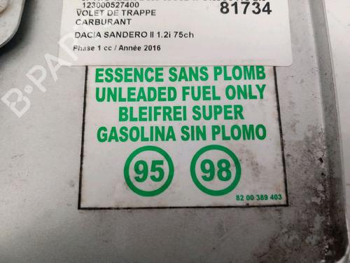 Tanklåg DACIA SANDERO II 1.2 | BP30419315C131