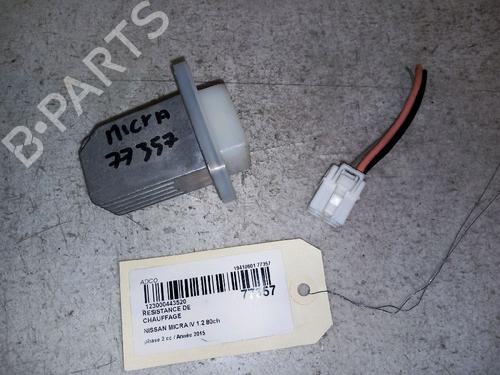 Used Heater resistor NISSAN MICRA IV (K13K, K13KK) 1.2 (80 hp) 30416133