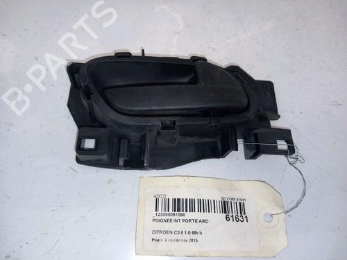 Højre bagtil invendig håndtag CITROËN C3 II (SC_) 1.0 VTi 68 (68 hp) 30431239