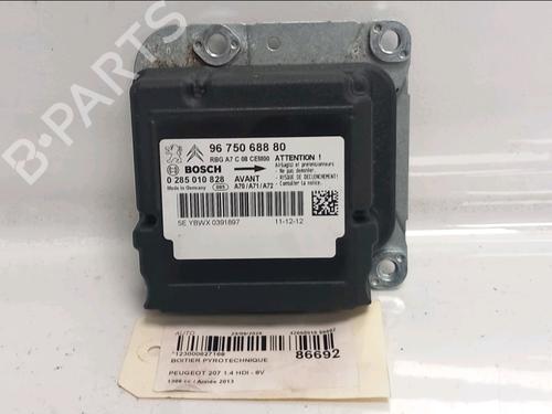 Used ECU airbags ECU airbags PEUGEOT 207 (WA_, WC_) 1.4 HDi (68 hp) 39705290 39705290