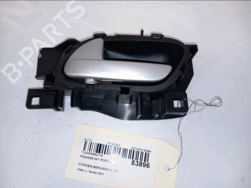 Used Front left interior door handle CITROËN BERLINGO MULTISPACE (B9) 1.6 HDi 75 / BlueHDi 75 (75 hp) 30433923