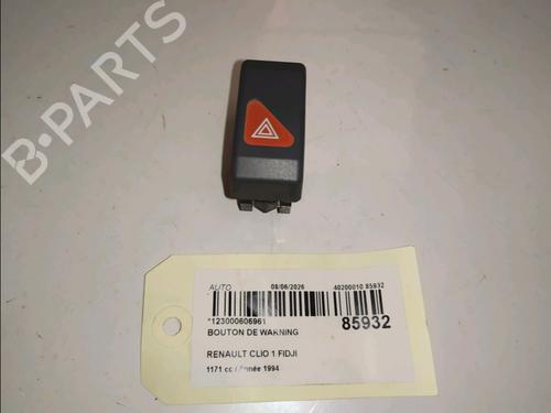 Used Warning switch Warning switch RENAULT CLIO I (B/C57_, 5/357_) 1.2 (B/C/S57A, B/C57S, 5/357F, 5/357J, 5/357L, 5/357R) (58 hp) 36550632 36550632