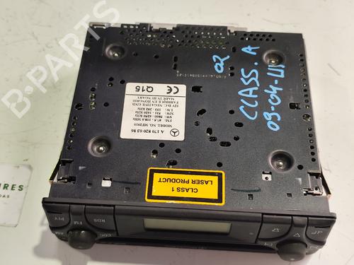 Used Radio MERCEDES-BENZ A-CLASS (W168) A 140 (168.031, 168.131) (82 hp) 31738053