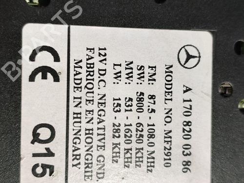 Radio MERCEDES-BENZ A-CLASS (W168) A 140 (168.031, 168.131) | BP31738053E6