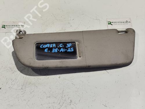 Sonnenblende Links für OPEL CORSA C (X01) 1.3 CDTI (F08, F68) (70 hp) 31738409