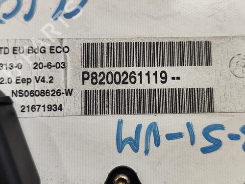 Instrument cluster RENAULT CLIO II (BB_, CB_) 1.5 dCi (B/CB08) | BP31738505C47