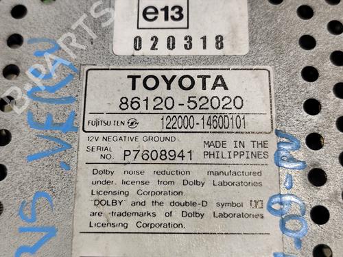 Radio TOYOTA YARIS VERSO (_P2_) 1.3 (NCP20_, NCP22_, NCP20R, NCP22R) | BP31738594E6 