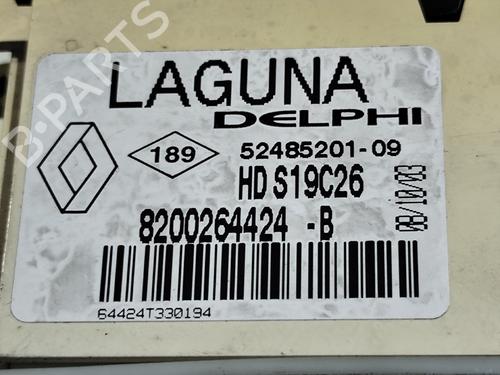 Climate control RENAULT LAGUNA II (BG0/1_) 1.9 dCi (BG08, BG0G) | BP31740214I5