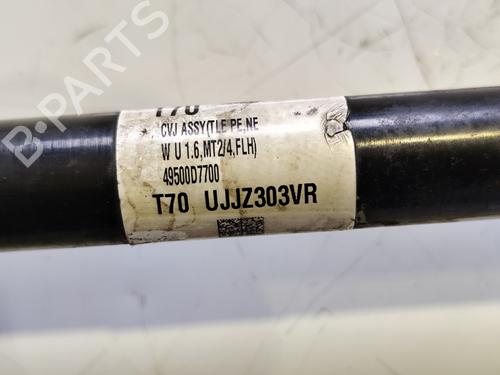 Left front driveshaft KIA SPORTAGE IV (QL, QLE) 1.6 CRDi Eco-Dynamics+ | BP31740532M38