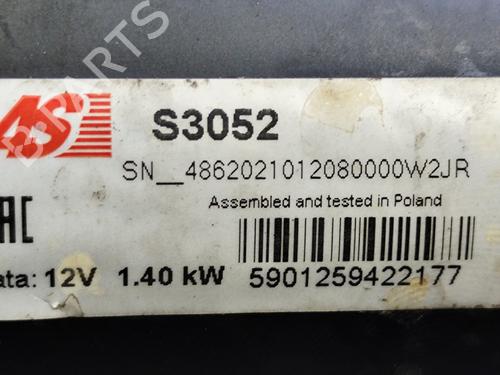 Starter RENAULT KANGOO (KC0/1_) D 55 1.9 (KC0D) | BP31740702M8 