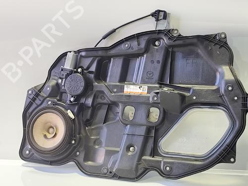 Vindusheismekanisme høyre foran MAZDA 2 (DE_, DH_) 1.4 MZR-CD (68 hp) 31745635