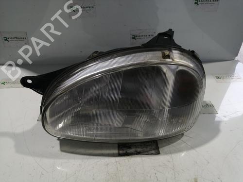 Used Left headlight OPEL CORSA B (S93) [1993-2009]  31730425