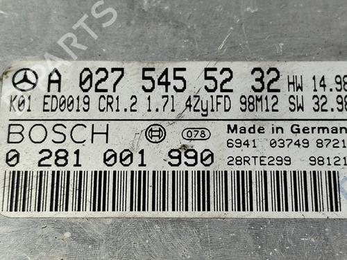 Engine control unit (ECU) MERCEDES-BENZ A-CLASS (W168)  | BP31734776M57 