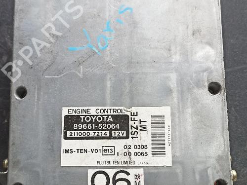 Used Engine control unit (ECU) Engine control unit (ECU) TOYOTA YARIS (_P1_) [1999-2005] 31726364 31726364