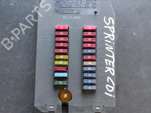 Used Fuse box Fuse box MERCEDES-BENZ SPRINTER 2-t Bus (B901, B902) [1995-2006] 31727756 31727756