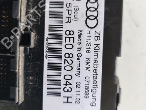 Climate control AUDI A4 B6 (8E2)  | BP31728880I5 