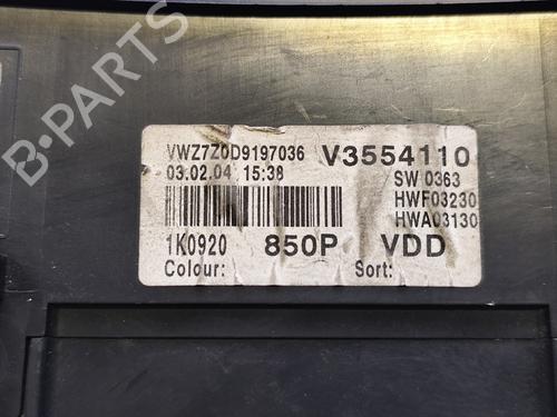 Instrument cluster VW GOLF V (1K1)  | BP31726917C47 